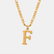 Letter Pendant Necklace