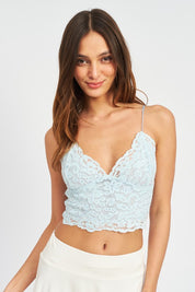 LACE CAMI BRALETTE TOP