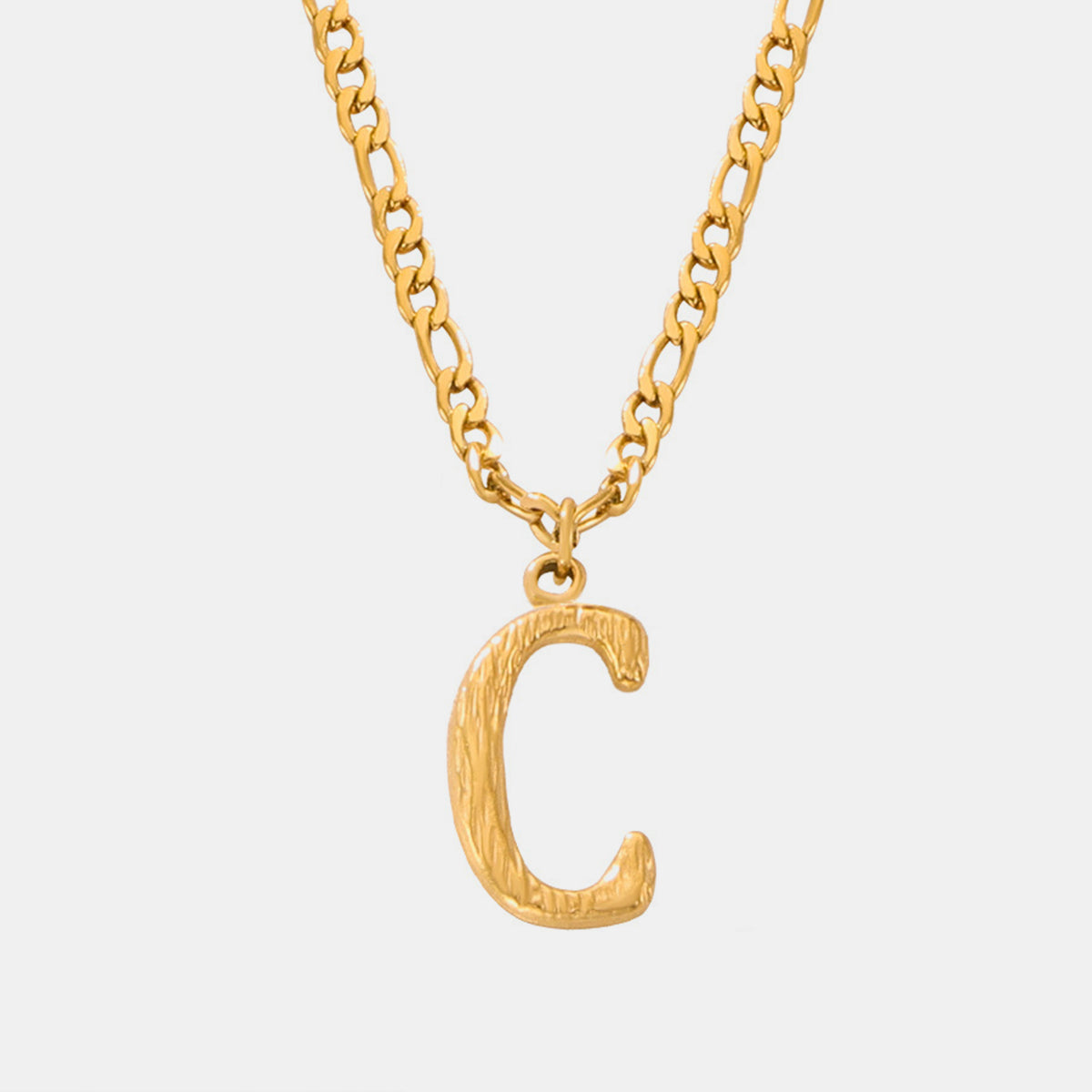 Letter Pendant Necklace