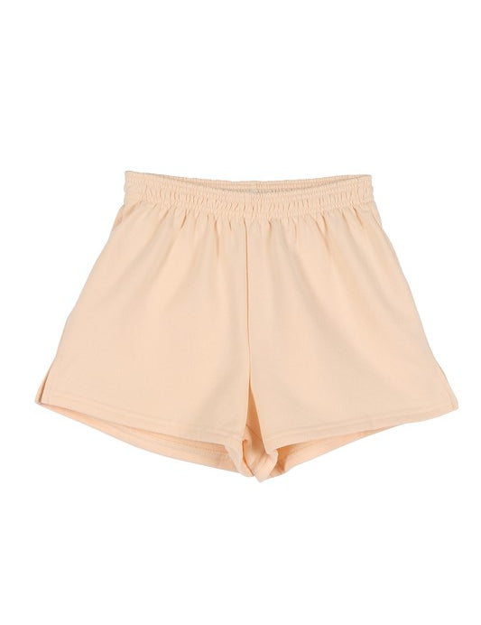 Cream sweat shorts