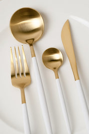 Gold Plated Stainless Steel Cutlery Set